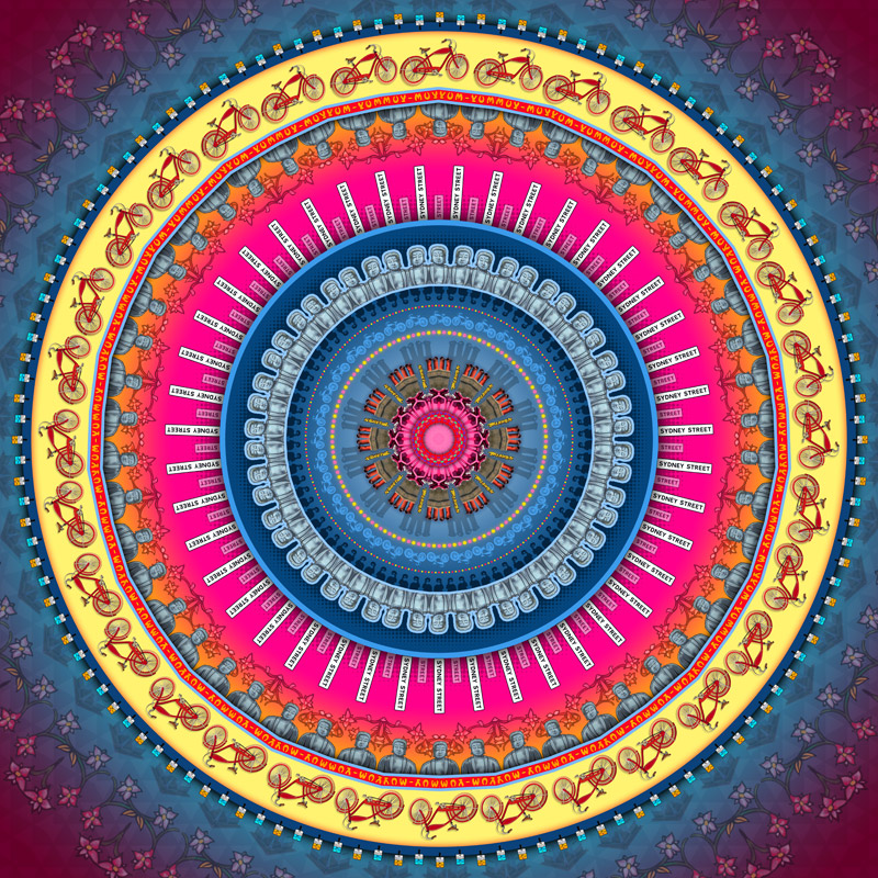 Brighton Mandalaman Art Print Artist