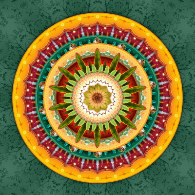 Brighton Pavilion Interior Mandala Art