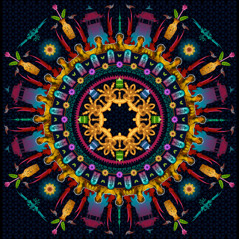 Brighton Mandalaman Art Print Artist