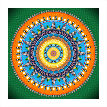 Mandalaman print sample