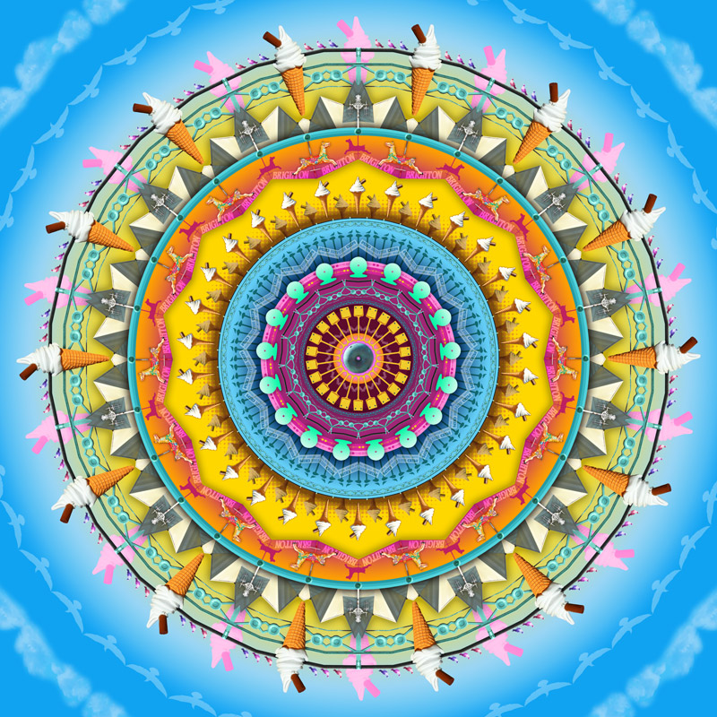 Brighton Mandalaman Art Print Artist